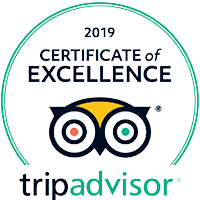 Tripadvisor Certificate of Excellence 2019