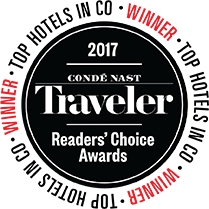 Winner 2017 Conde Nast Traveler Readers' Choice Awards - Top Hotels in CO