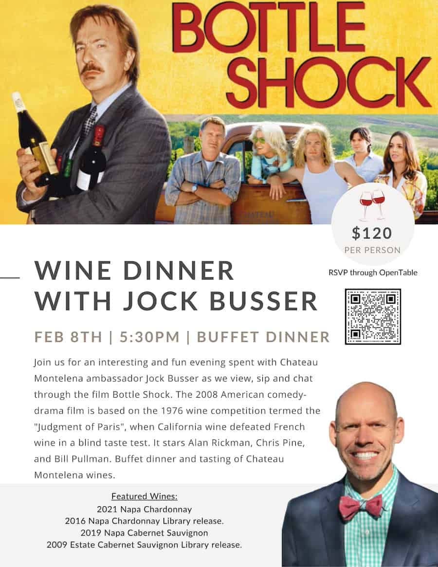 Wine Dinner Bottle Shock